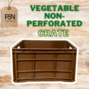 Vegetable Non-Perforated Crate(MOQ12PCS)