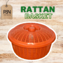 Rattan basket (per piece)