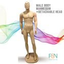 Male full body mannequin+ Detachable Spider head