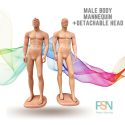 Male full body mannequin + Detachable Spider head