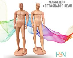 Male full body mannequin + Detachable Spider head