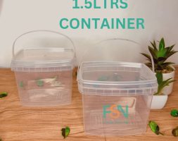 1.5LTR Squared Container (per dozen)