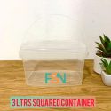 3LTRS Squared Container(per dozen)