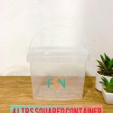 4LTRS Squared Container(per dozen)