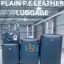 Plain P.E Leather Luggage(per set of 4 in1)