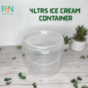 4LTRS Ice Cream Container(per dozen)